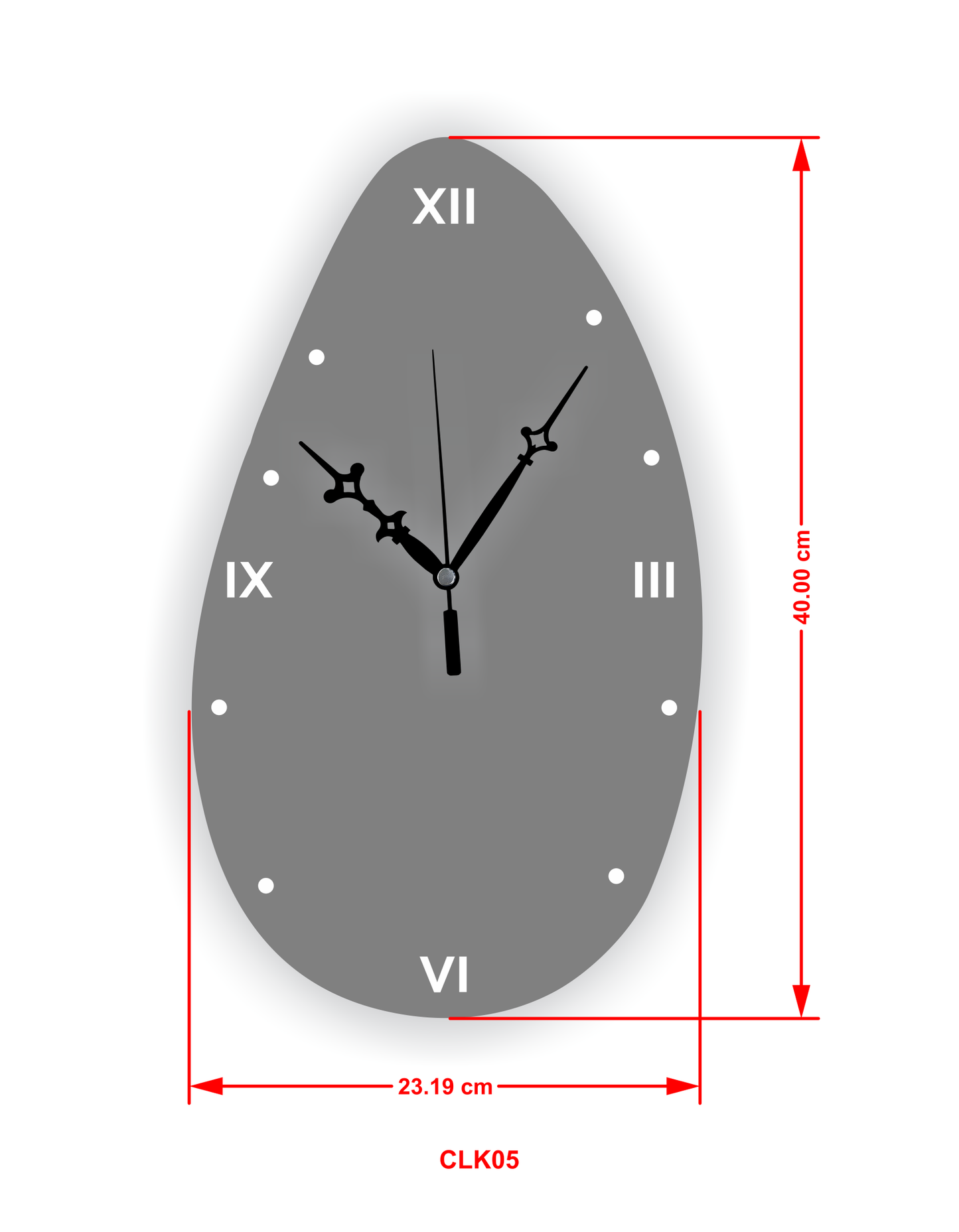 Custom Acrylic Wall Clock with Personalized Photo Printing - Perfect Home Decor Gift in UAE