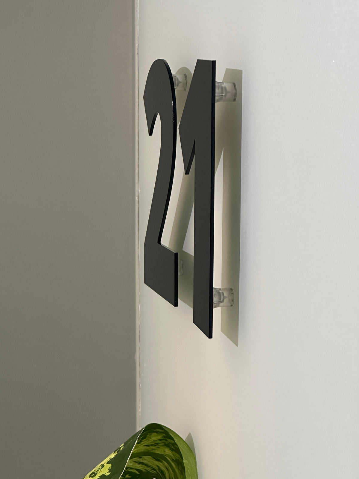 Villa Number Sign Elegant 3D Acrylic House Number - Villa Sign - Customizable, Durable ...