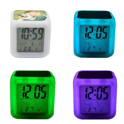 Digital Sublimation Clock With 3 Sides Printing